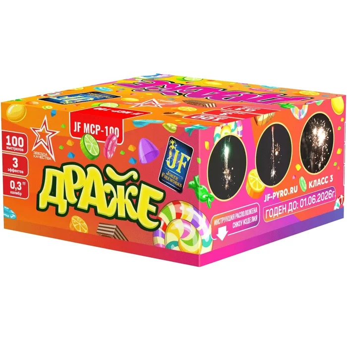 Фейерверк JF МСР-100 Драже