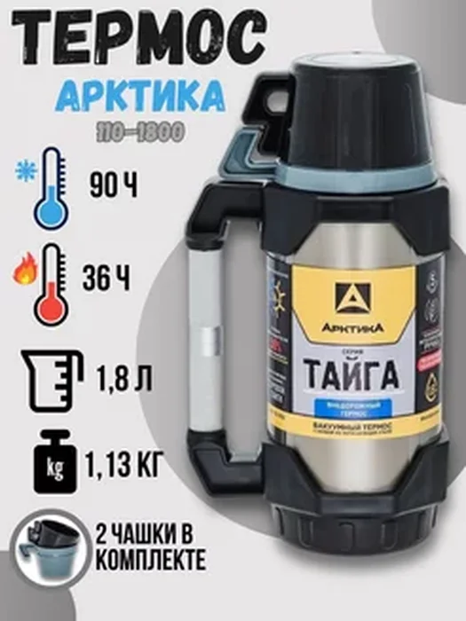 Термос с уз.горлом 110-1800